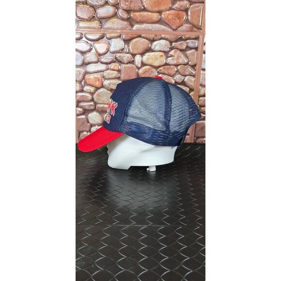 Vintage 1992 Atlanta Braves Tomahawk Chop Truckers Cap - Picture 4 of 7